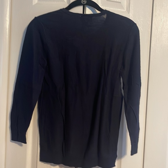 LOFT button down cardigan in navy size XS NWOT - Picture 6 of 6